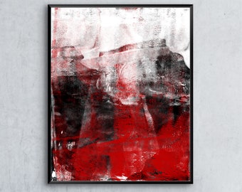 red black white art abstract art set contemporary art art
