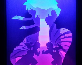 Naruto - Paper Cutting Light Box Template files