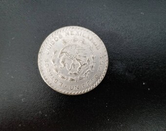 Mexican Silver Peso Coin Ring