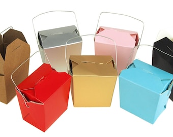 Take Out Boxes with Wire Handle, 2-1/2-Inch, 12-Piece
