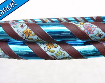 The 'WHIRLED GARDEN' Custom Fabric Travel Hula Hoop. Best Seller. Made YOUR Way.