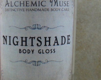 Nightshade - Body Gloss - Bulgarian Lavender, Madagascar Vanilla, Chocolate