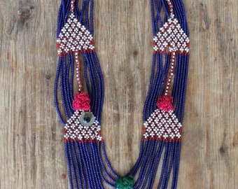 kuchi afghani pearl tribal indigene necklace boho hippie nomad gypsy