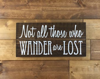 Wander are lost | Etsy