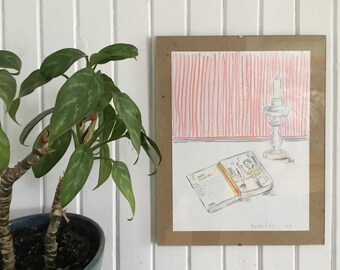Drawings on paper, Brassens and me