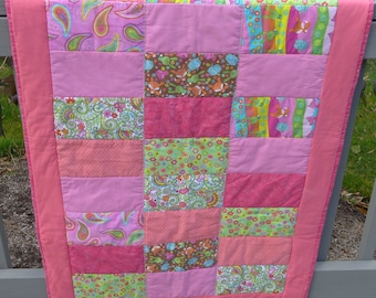 Pretty in Pink Baby Quilt
