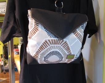 Convertible backpack, purse, handbag, crossover bag, messenger
