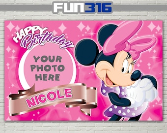 BANNER - Minnie Mouse Birthday Banner