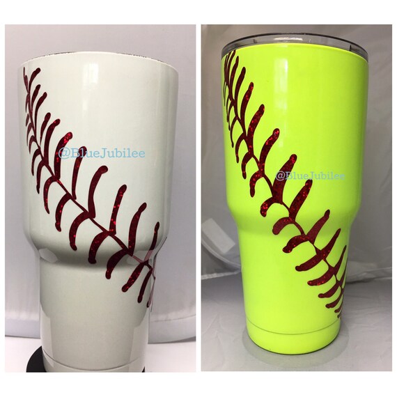 Softball cup or Baseball cup customizable tumbler NOT