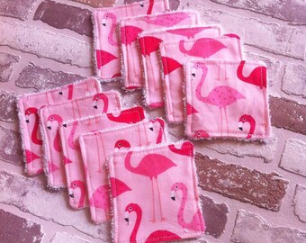 Flamingo reusable washable bamboo makeup & skin care wipes