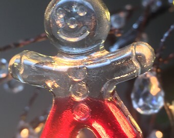 Unique gingerbread man Christmas decoration