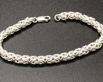 Byzantine chain maille bracelet