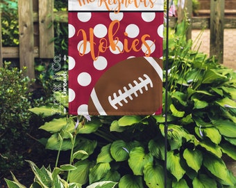 Personalized Garden Flag - Collegiate - Virginia Tech - Hokies - Football