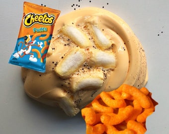Glossy CHEETOS PUFF Slime *SCENTED (?!)*