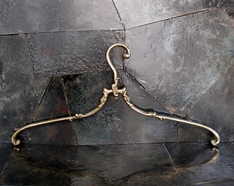 wedding dress hanger wedding hanger antique brass clothes hanger vintage coat hanger french vintage wedding dress hanger