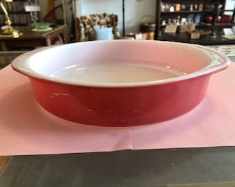 Pink Pyrex Casserole Dish