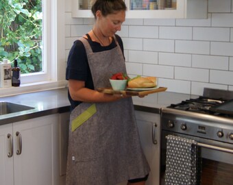 Organic cotton pinafore aprons