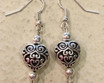 Romance Heart Earrings