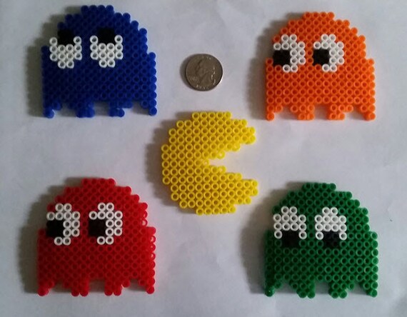 Pac Man Set Perler Beads