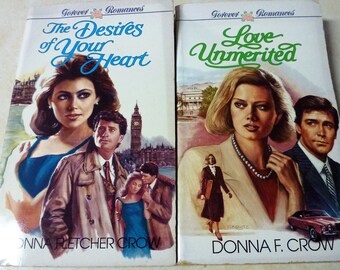 Forever Romance Set of 2 Romance Novels By Donna F. Crow
