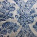 Blue Floral Design Fabric, Sewing, Bedding, Home Decor