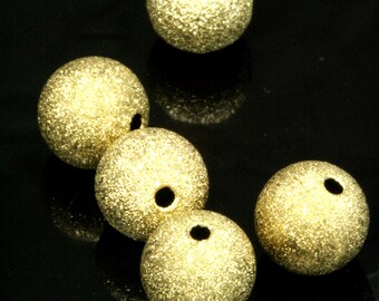 10 pcs 12 mm hole 13 gauge 1,8 mm stardust raw brass spacer bead , findings bab1.8