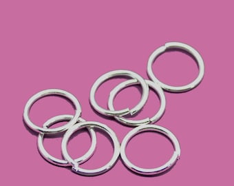 10mm silver jump rings