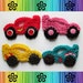 Race Car Applique - CROCHET PATTERN