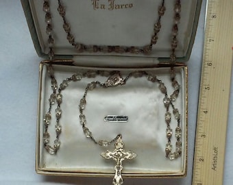 La Jarco sterling silver rosary