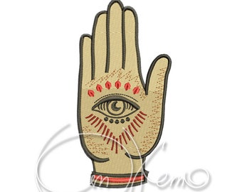 MACHINE EMBROIDERY DESIGN - Mexican Hand