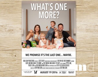 Pregnancy Announcement Card, Movie Poster Pregnancy Announcement, Movie Poster Pregnancy, Movie Poster Announcement, Facebook File PRINTABLE