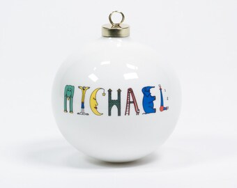 Large Personalized Ornament