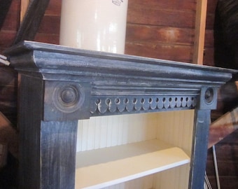 Hand Made Bookshelf from Architectural Salvage