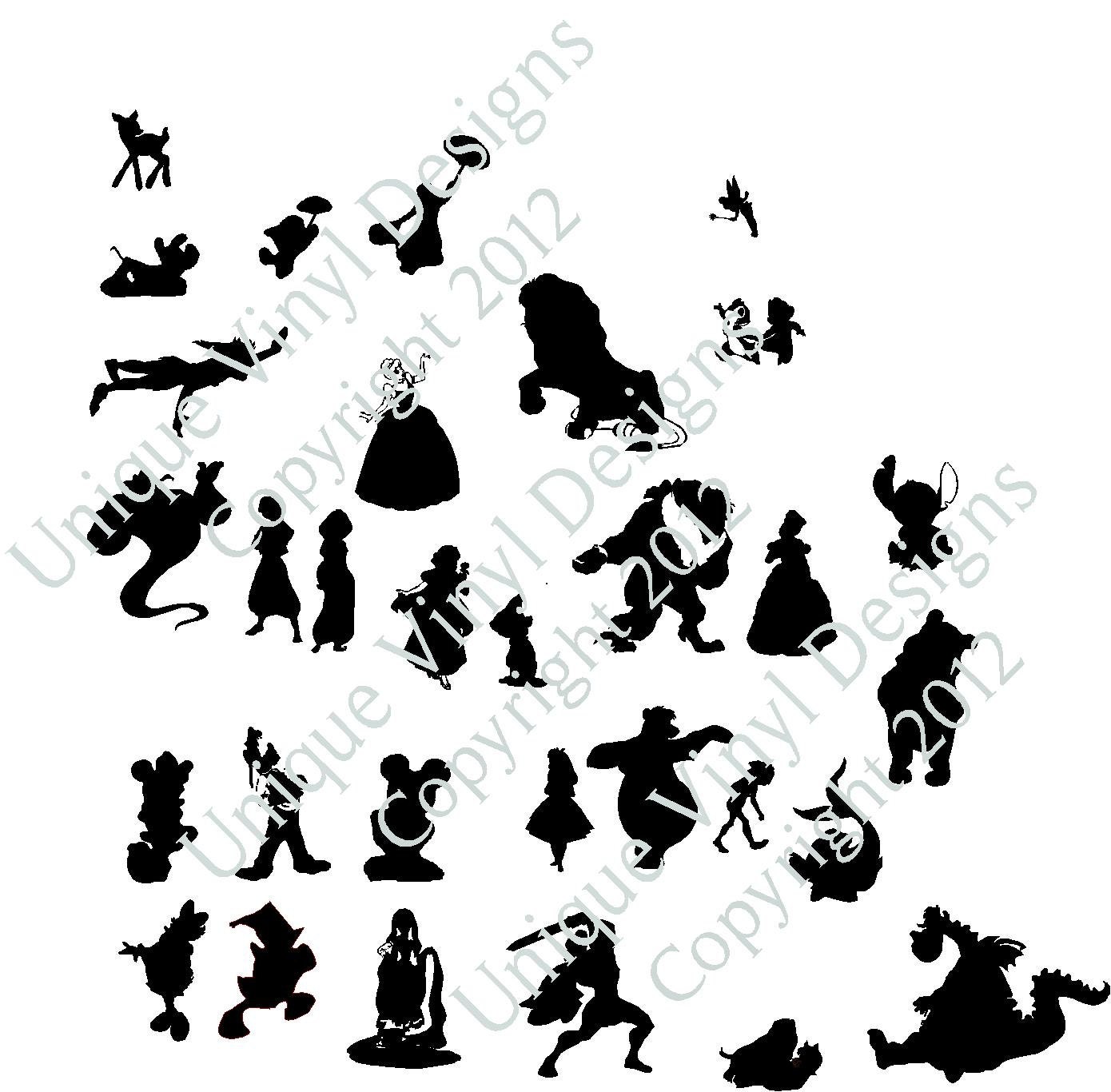 Disney silhouetttes