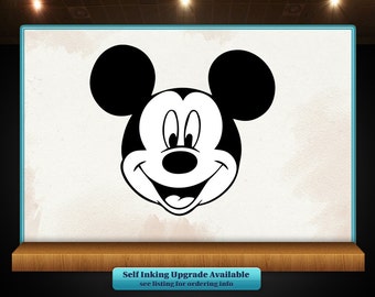 Mickey Mouse Character Rubber Stamp - Disney - Perfect for Crafts, Scrapbooks and more!