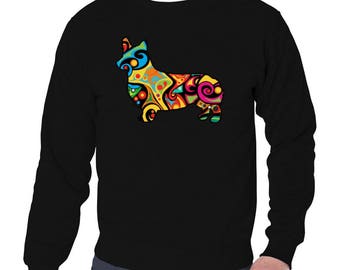 Psychedelic Pembroke Welsh Corgi Sweatshirt