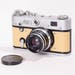 FED 3 Beige Body Refurbished Leica USSR Rangefinder Camera Sand Yellow Industar Lens Ready to shoot