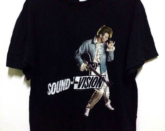 Vintage 90s David Bowie Promo Tour Shirts Sound Vision 1990 World Tour The Brockum Collection Tags Made In Usa Vintage Band Shirt
