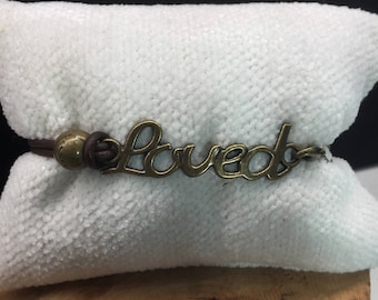 Bracelet en ficelle de cuir