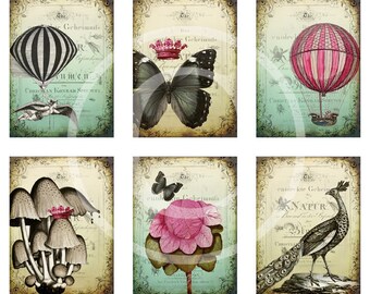 Shabby Whimsy - Digital Collage Sheet