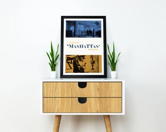 Manhattan - Woody Allen - Contemporary Art Print / Poster