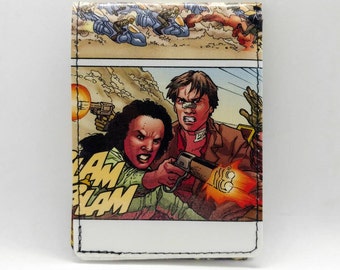 Sewn Comic Book Wallet - Firefly / Serenity - Captain Mal and Zoe