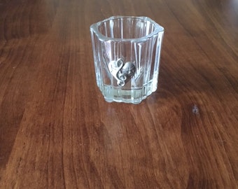 Candle Holder Clear Glass