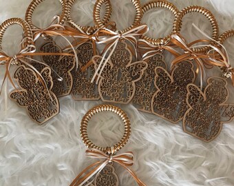 12 Baptism favors, Angel for christening, Angel for Baptism, Baptism favor, Christening souvenir, Guardian Angel prayer, Baptism Souvenir.
