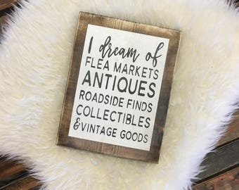 I dream of Flea Markets Antiques Roadside Finds Collectibles