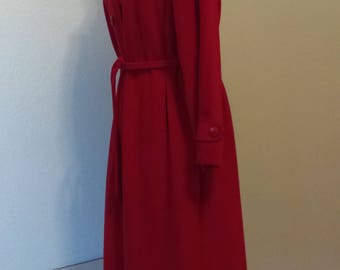Vintage Skin Gear II Non Leather Suede Red Coat