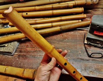 1.8 Student model non root end Shakuhachi Japanese Jinashi bamboo flute susudake