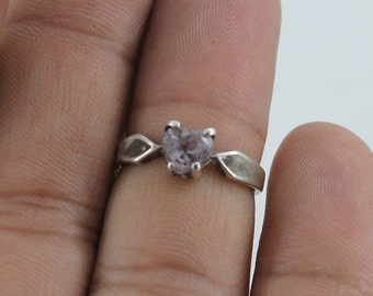 Sterling Silver Heart Ring Size 5