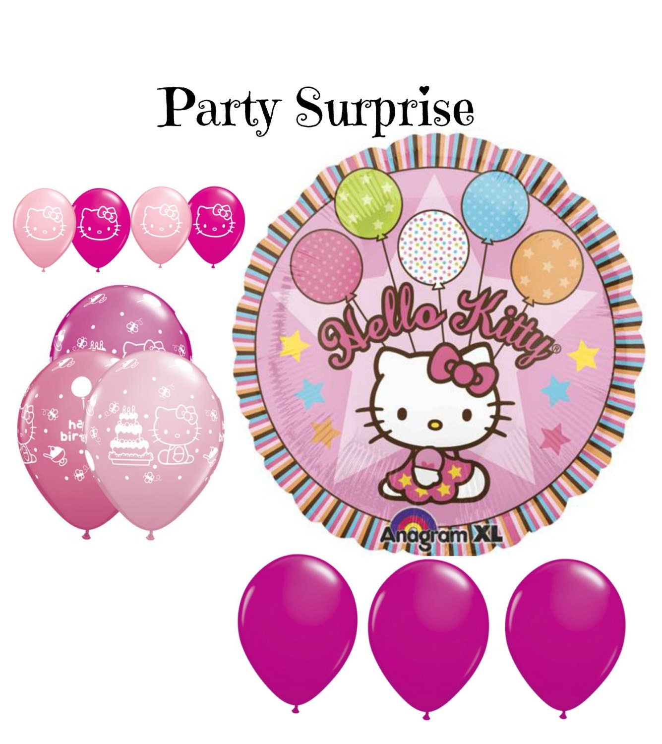 Hello Kitty Balloons Hello Kitty Party Balloon Package Pink 8116