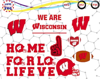 Wisconsin Badgers SVG PNG DXF